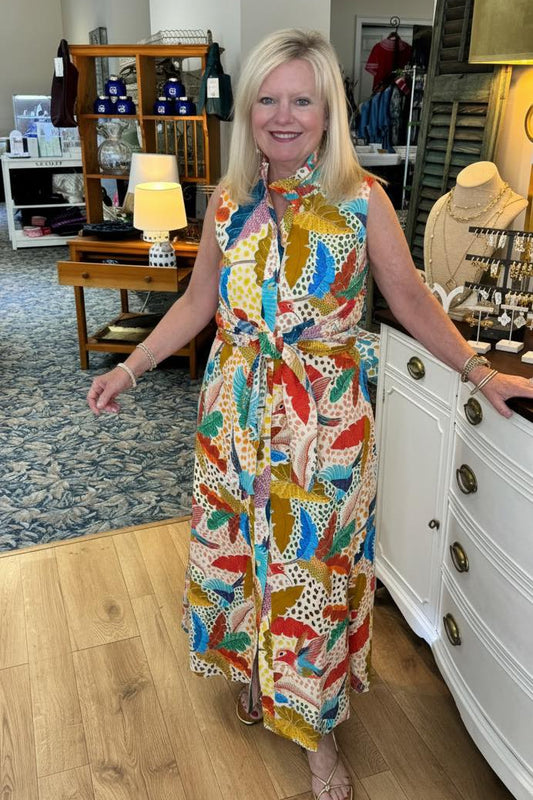 Jungle Flight Wrap Dress
