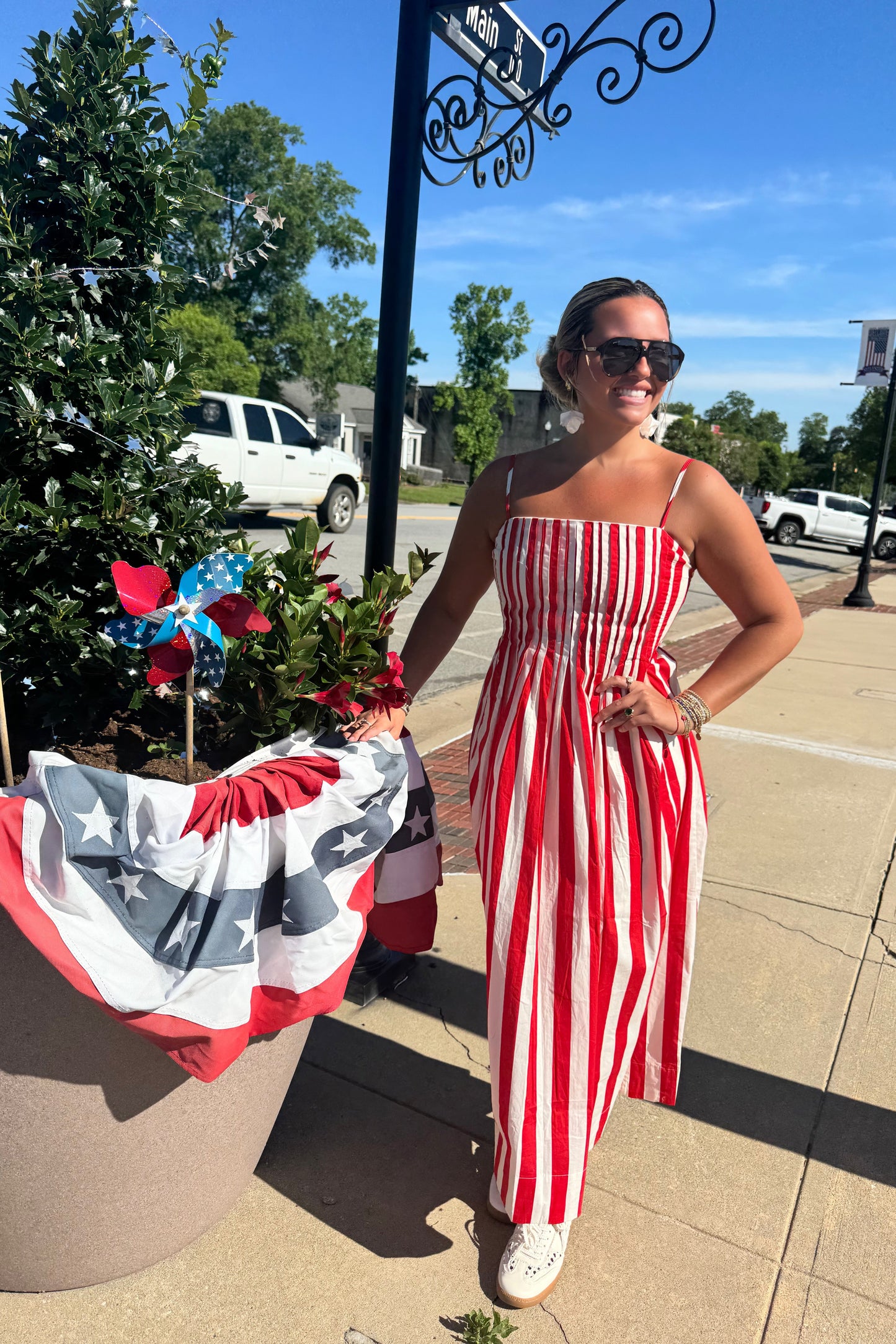 Red, White & Ready Dress