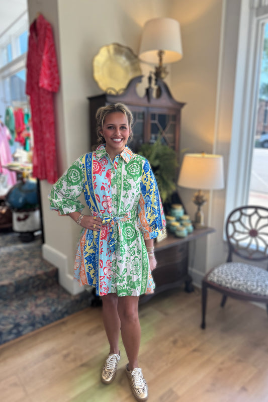 Palm Beach Patchwork Dress